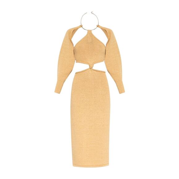 Salima knit removable arm dress - Picture 2 of 5